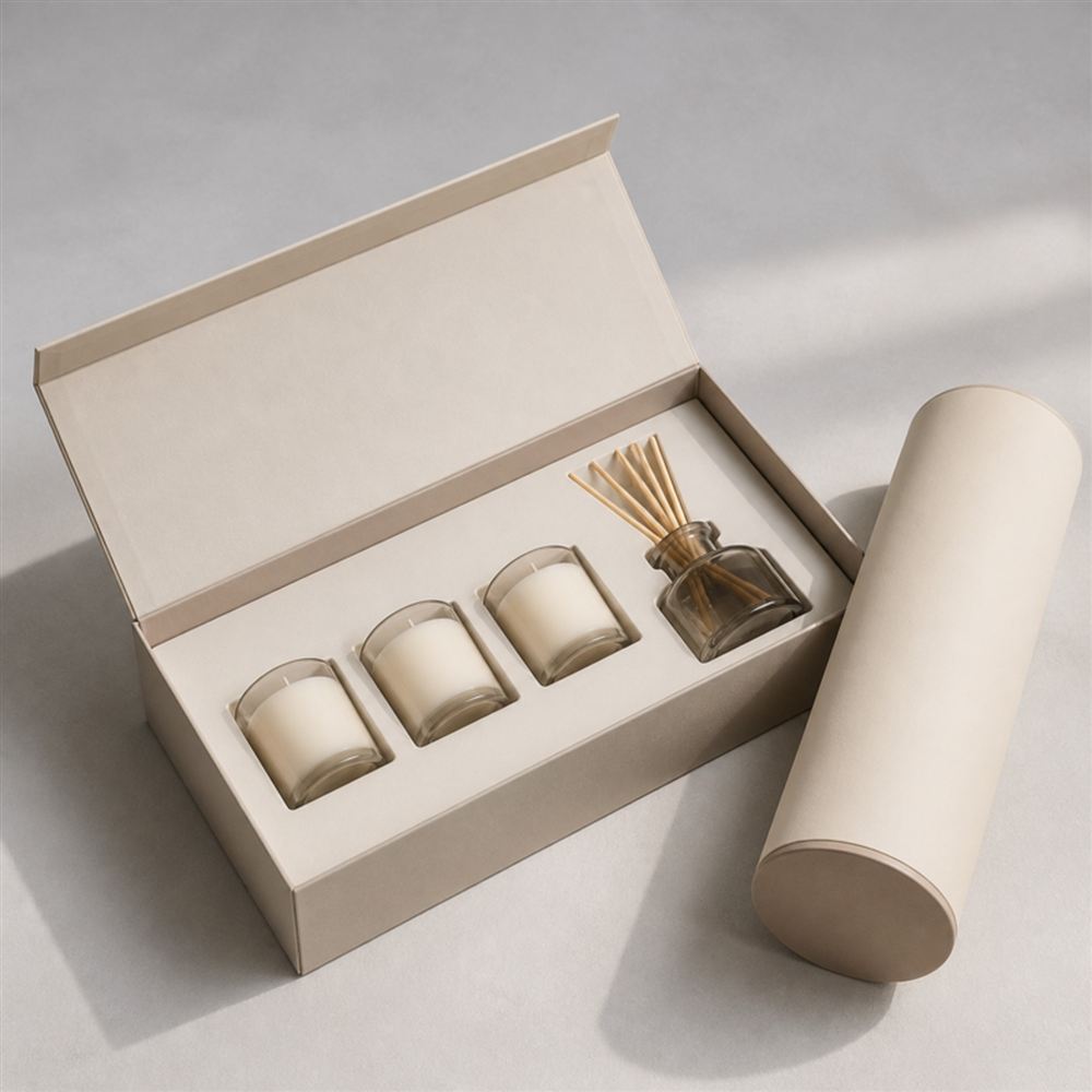 Tubes and gift sets for candles and diffusers