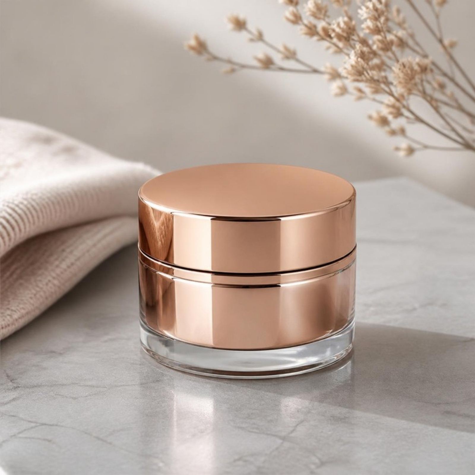 Electroplated Cosmetic Jar